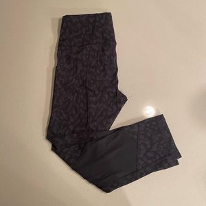 Lululemon Printed Pace Rival Cropped Leggings
